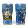 Ocean Spirit of Honduras Tumbler Cup Anchored in Honduran Pride - Aussie Hoodie