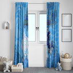 Ocean Spirit of Honduras Window Curtain Anchored in Honduran Pride - Aussie Hoodie