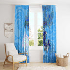 Ocean Spirit of Honduras Window Curtain Anchored in Honduran Pride - Aussie Hoodie