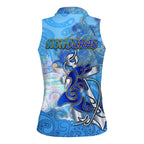 Ocean Spirit of Honduras Women Sleeveless Polo Shirt Anchored in Honduran Pride - Aussie Hoodie