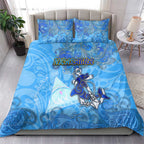 Ocean Spirit of Nicaragua Bedding Set Anchored in Nicaraguan Pride - Aussie Hoodie
