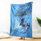 Ocean Spirit of Nicaragua Blanket Anchored in Nicaraguan Pride - Aussie Hoodie