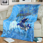 Ocean Spirit of Nicaragua Blanket Anchored in Nicaraguan Pride - Aussie Hoodie
