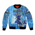 Ocean Spirit of Nicaragua Bomber Jacket Anchored in Nicaraguan Pride - Aussie Hoodie