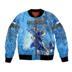 Ocean Spirit of Nicaragua Bomber Jacket Anchored in Nicaraguan Pride - Aussie Hoodie