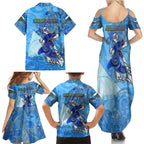 Ocean Spirit of Nicaragua Family Matching Summer Maxi Dress and Hawaiian Shirt Anchored in Nicaraguan Pride - Aussie Hoodie
