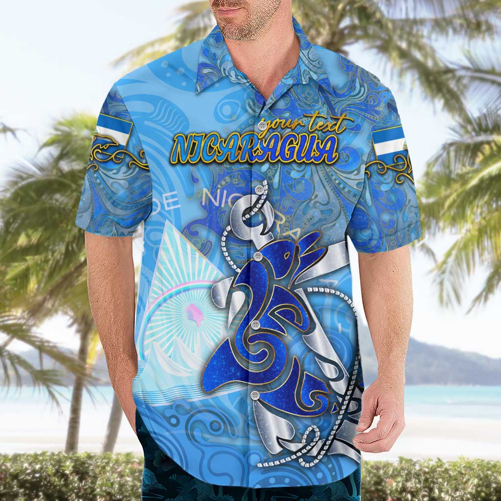 Ocean Spirit of Nicaragua Hawaiian Shirt Anchored in Nicaraguan Pride - Aussie Hoodie