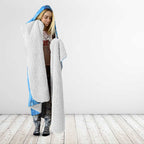 Ocean Spirit of Nicaragua Hooded Blanket Anchored in Nicaraguan Pride - Aussie Hoodie