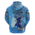 Ocean Spirit of Nicaragua Hoodie Anchored in Nicaraguan Pride - Aussie Hoodie