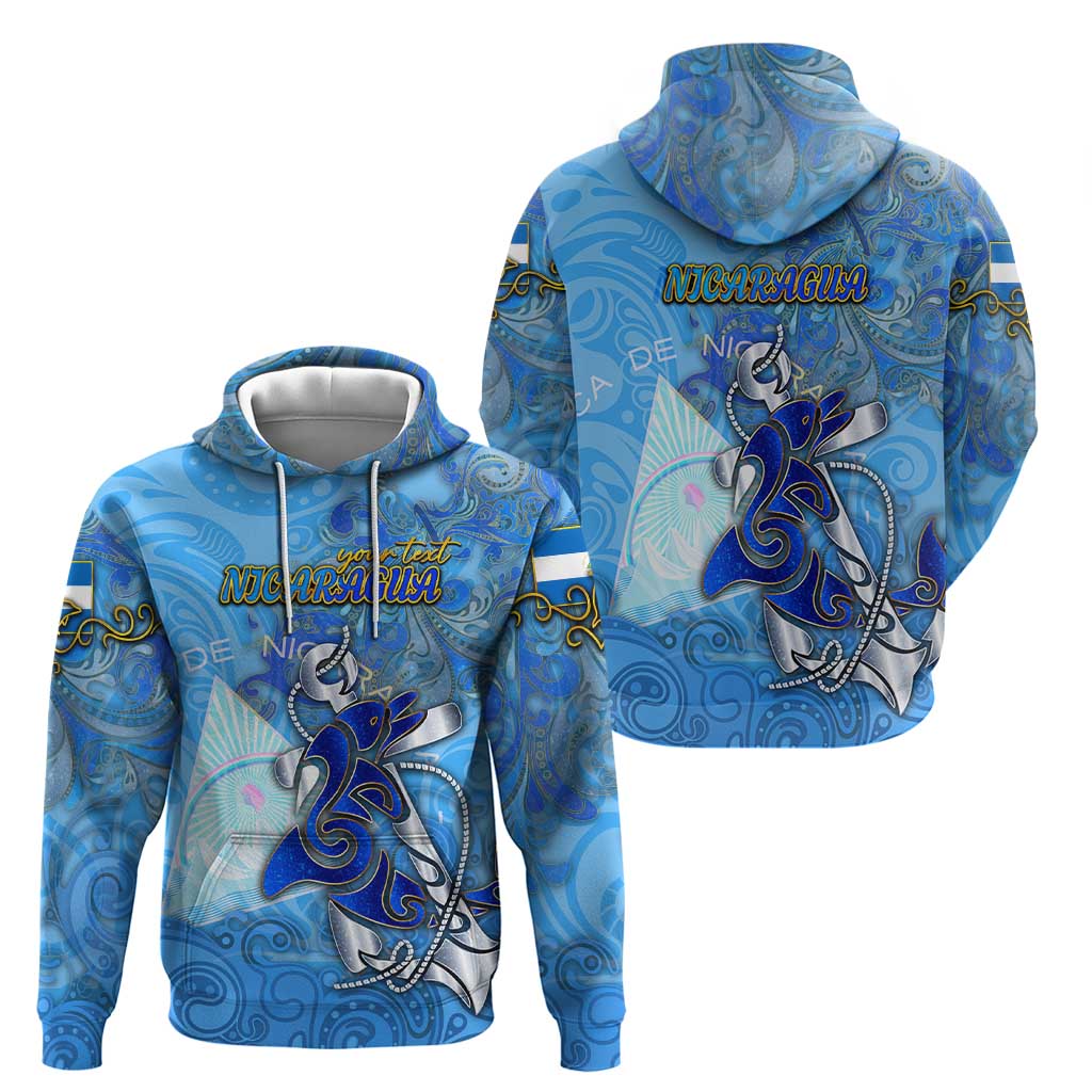 Ocean Spirit of Nicaragua Hoodie Anchored in Nicaraguan Pride - Aussie Hoodie