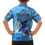 Ocean Spirit of Nicaragua Kid Hawaiian Shirt Anchored in Nicaraguan Pride - Aussie Hoodie