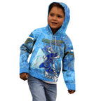 Ocean Spirit of Nicaragua Kid Hoodie Anchored in Nicaraguan Pride - Aussie Hoodie