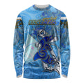 Ocean Spirit of Nicaragua Long Sleeve Shirt Anchored in Nicaraguan Pride - Aussie Hoodie
