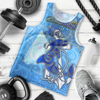 Ocean Spirit of Nicaragua Men Tank Top Anchored in Nicaraguan Pride - Aussie Hoodie