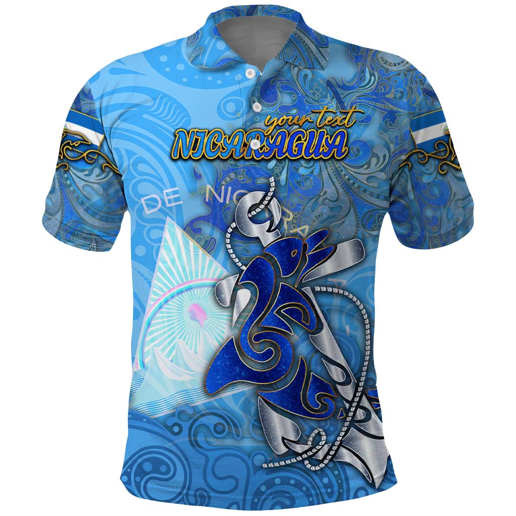 Ocean Spirit of Nicaragua Polo Shirt Anchored in Nicaraguan Pride - Aussie Hoodie