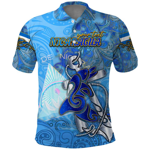 Ocean Spirit of Nicaragua Polo Shirt Anchored in Nicaraguan Pride - Aussie Hoodie