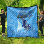 Ocean Spirit of Nicaragua Quilt Anchored in Nicaraguan Pride - Aussie Hoodie