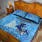Ocean Spirit of Nicaragua Quilt Bed Set Anchored in Nicaraguan Pride - Aussie Hoodie