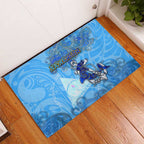Ocean Spirit of Nicaragua Rubber Doormat Anchored in Nicaraguan Pride - Aussie Hoodie