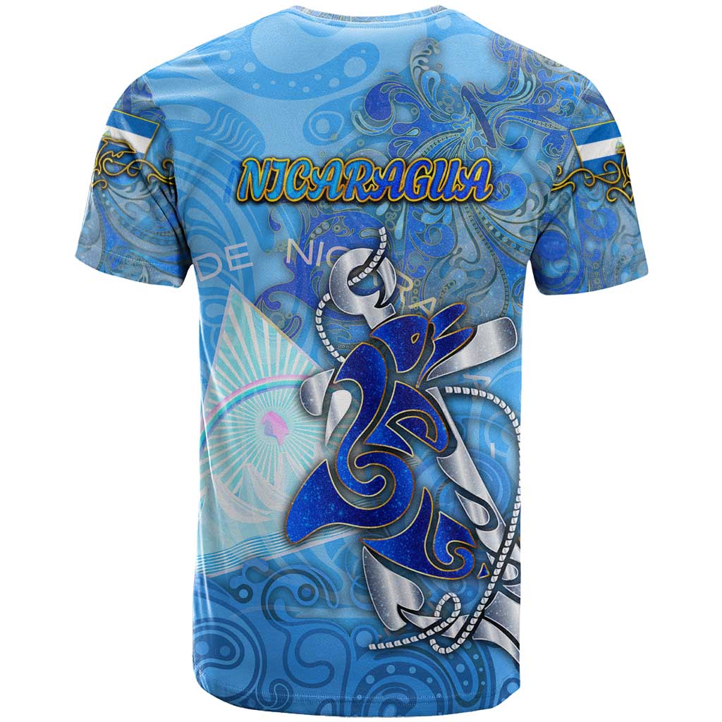 Ocean Spirit of Nicaragua T Shirt Anchored in Nicaraguan Pride - Aussie Hoodie