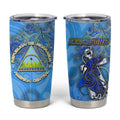 Ocean Spirit of Nicaragua Tumbler Cup Anchored in Nicaraguan Pride - Aussie Hoodie