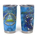 Ocean Spirit of Nicaragua Tumbler Cup Anchored in Nicaraguan Pride - Aussie Hoodie