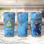 Ocean Spirit of Nicaragua Tumbler Cup Anchored in Nicaraguan Pride - Aussie Hoodie