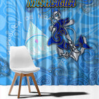 Ocean Spirit of Nicaragua Window Curtain Anchored in Nicaraguan Pride - Aussie Hoodie