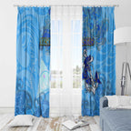 Ocean Spirit of Nicaragua Window Curtain Anchored in Nicaraguan Pride - Aussie Hoodie