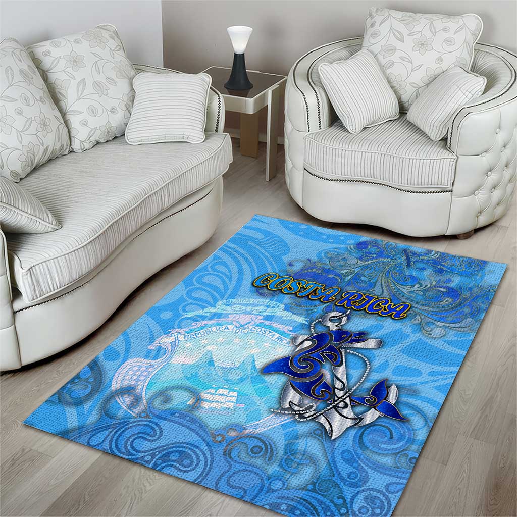 Ocean Spirit of Costa Rica Area Rug Anchored in Costa Rican Pride - Aussie Hoodie