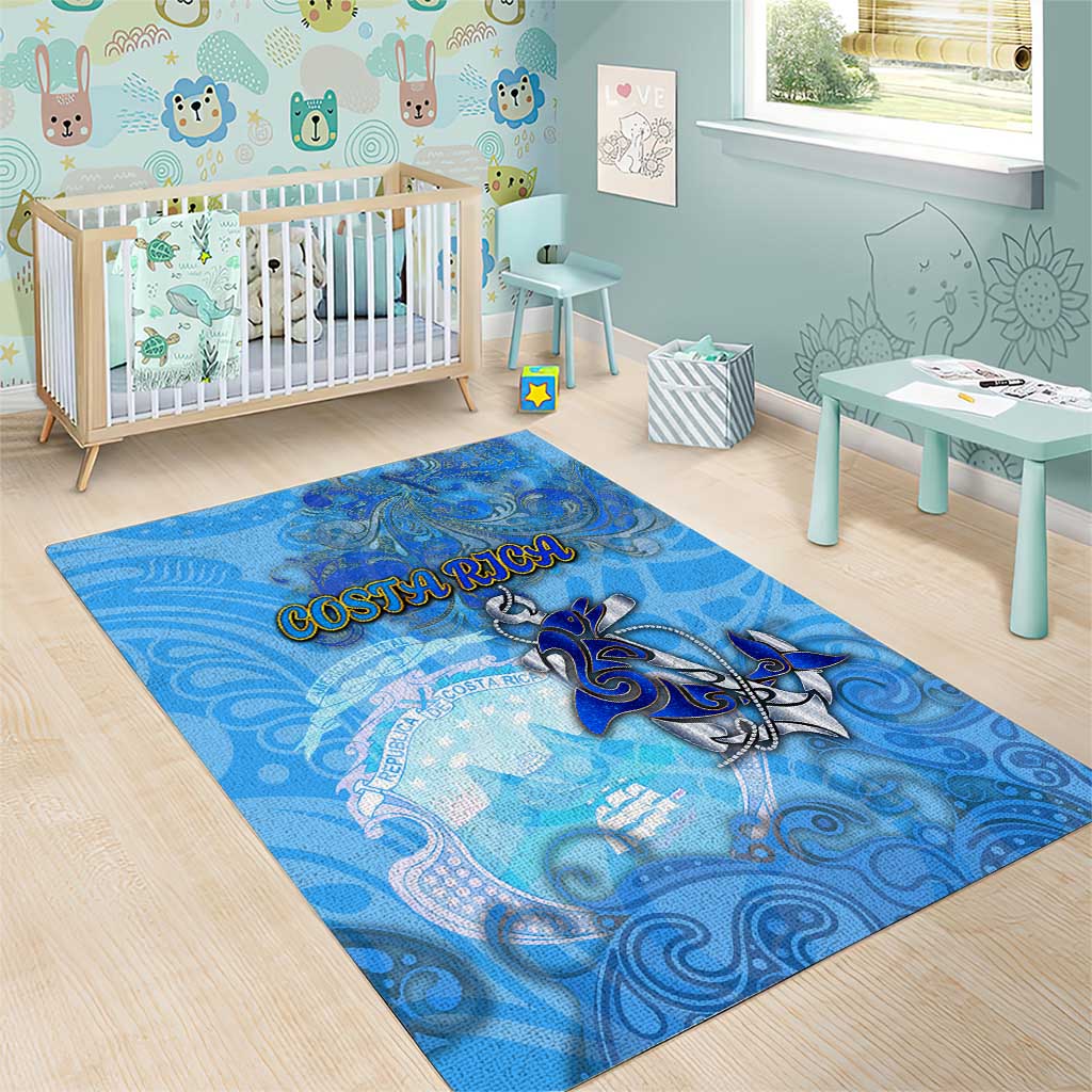 Ocean Spirit of Costa Rica Area Rug Anchored in Costa Rican Pride - Aussie Hoodie