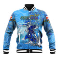 Ocean Spirit of Costa Rica Baseball Jacket Anchored in Costa Rican Pride - Aussie Hoodie
