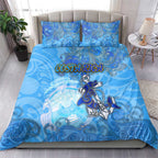 Ocean Spirit of Costa Rica Bedding Set Anchored in Costa Rican Pride - Aussie Hoodie