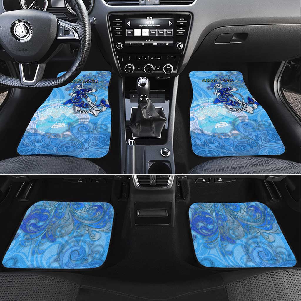 Ocean Spirit of Costa Rica Car Mats Anchored in Costa Rican Pride - Aussie Hoodie