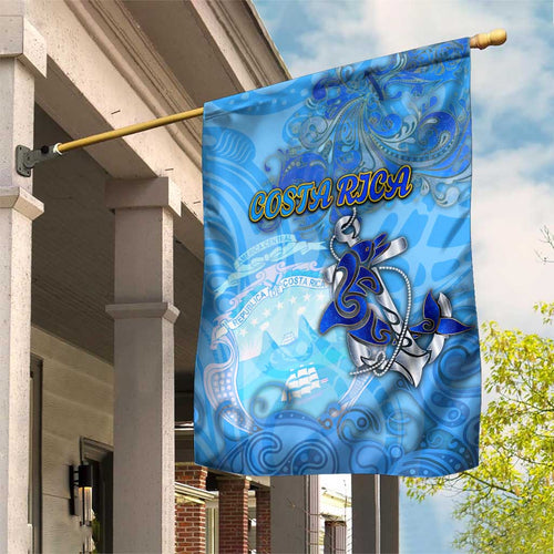 Ocean Spirit of Costa Rica Garden Flag Anchored in Costa Rican Pride - Aussie Hoodie