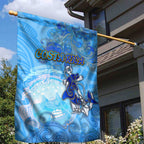 Ocean Spirit of Costa Rica Garden Flag Anchored in Costa Rican Pride - Aussie Hoodie