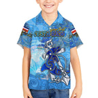 Ocean Spirit of Costa Rica Hawaiian Shirt Anchored in Costa Rican Pride - Aussie Hoodie