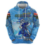 Ocean Spirit of Costa Rica Hoodie Anchored in Costa Rican Pride - Aussie Hoodie