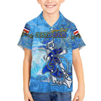 Ocean Spirit of Costa Rica Kid Hawaiian Shirt Anchored in Costa Rican Pride - Aussie Hoodie