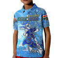 Ocean Spirit of Costa Rica Kid Polo Shirt Anchored in Costa Rican Pride - Aussie Hoodie