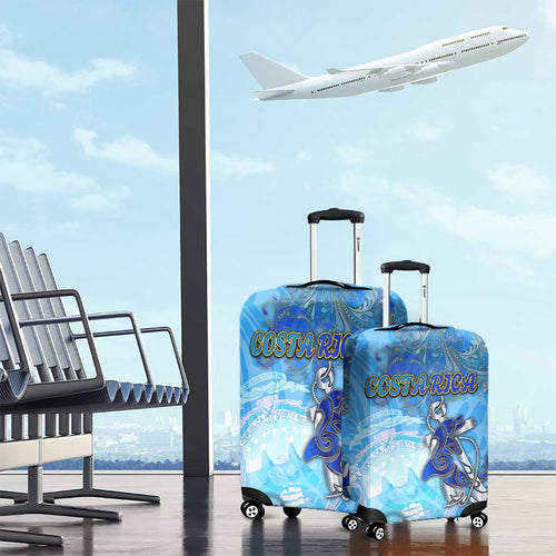 Ocean Spirit of Costa Rica Luggage Cover Anchored in Costa Rican Pride - Aussie Hoodie