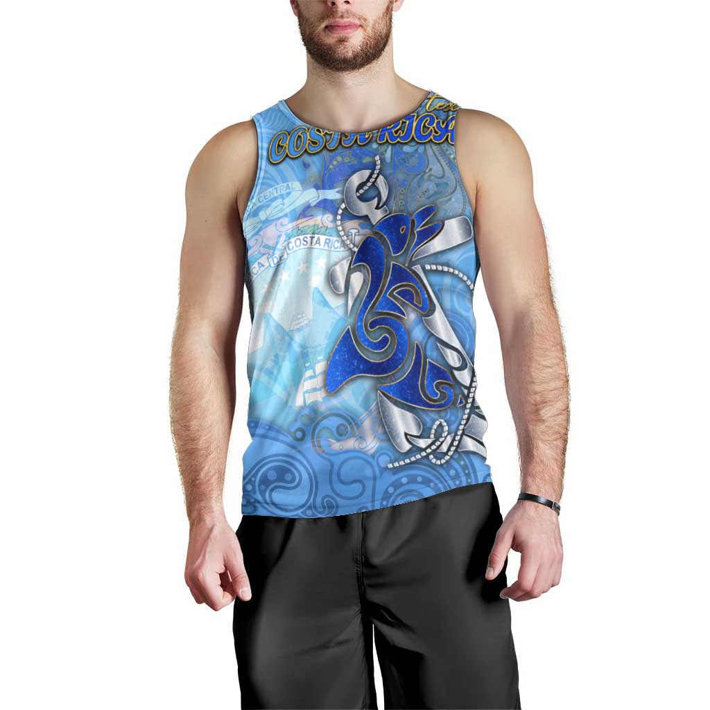 Ocean Spirit of Costa Rica Men Tank Top Anchored in Costa Rican Pride - Aussie Hoodie