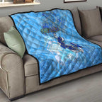 Ocean Spirit of Costa Rica Quilt Anchored in Costa Rican Pride - Aussie Hoodie