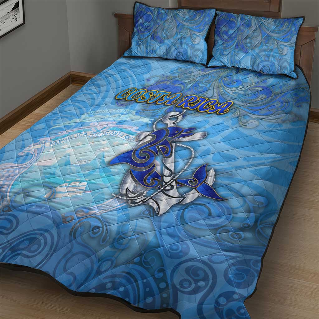 Ocean Spirit of Costa Rica Quilt Bed Set Anchored in Costa Rican Pride - Aussie Hoodie