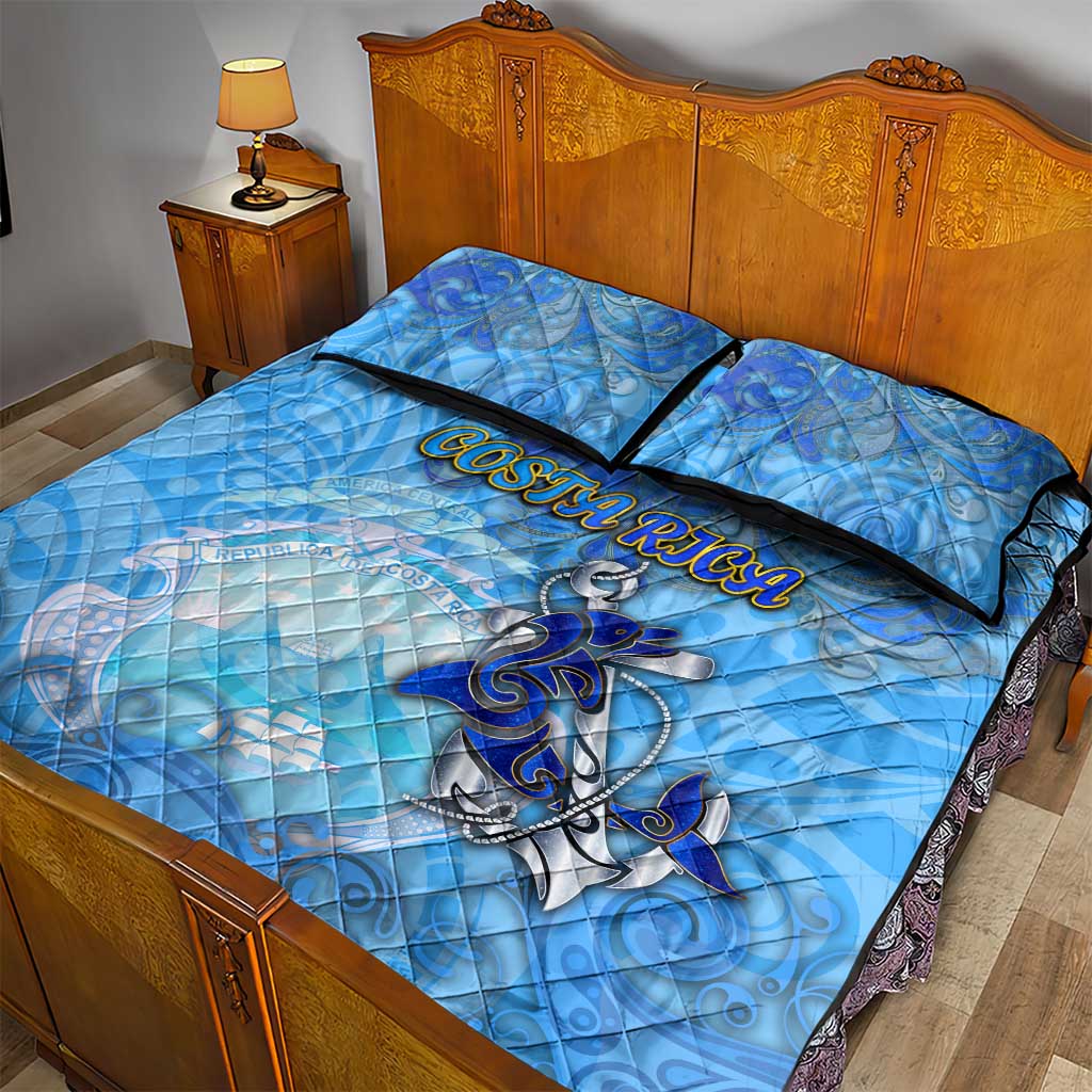 Ocean Spirit of Costa Rica Quilt Bed Set Anchored in Costa Rican Pride - Aussie Hoodie