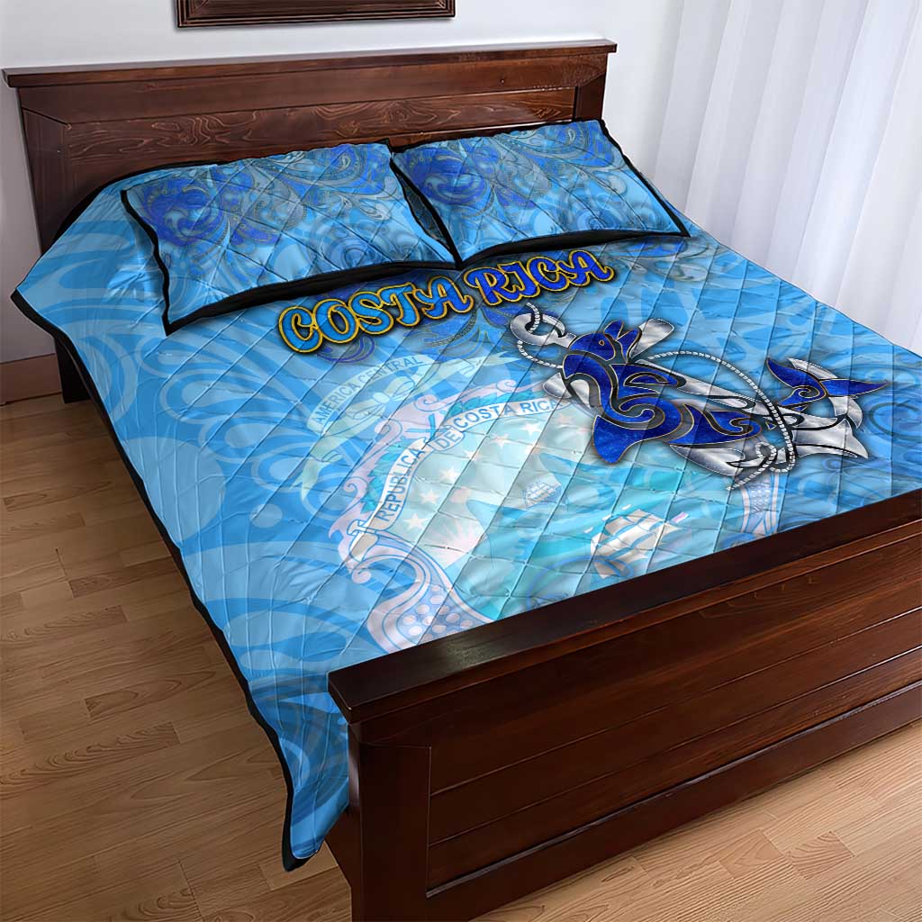 Ocean Spirit of Costa Rica Quilt Bed Set Anchored in Costa Rican Pride - Aussie Hoodie