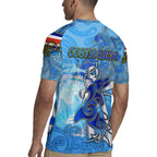 Ocean Spirit of Costa Rica Rugby Jersey Anchored in Costa Rican Pride - Aussie Hoodie
