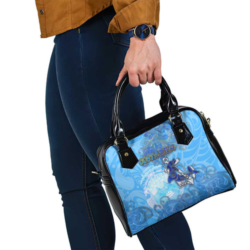Ocean Spirit of Costa Rica Shoulder Handbag Anchored in Costa Rican Pride - Aussie Hoodie