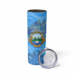 Ocean Spirit of Costa Rica Skinny Tumbler Anchored in Costa Rican Pride - Aussie Hoodie