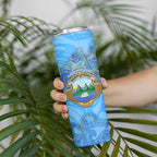 Ocean Spirit of Costa Rica Skinny Tumbler Anchored in Costa Rican Pride - Aussie Hoodie